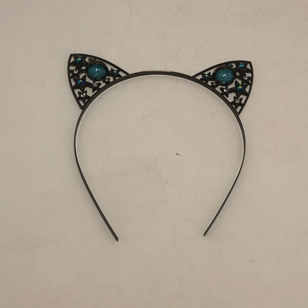 Galaxy Black Cat Ear Headband